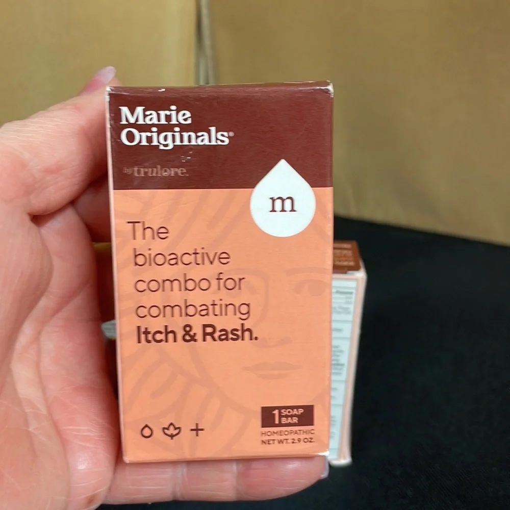 Marie originals natural homeopathic bar soap for itch and rash